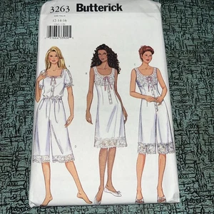 Butterick Retro Sewing Pattern 3263 Lingerie Slip Cami Bloomers 12-16 New Uncut - Picture 1 of 2