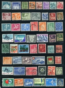 Lote de sellos usados de Suiza - Lote todos diferentes y sin marcar #Swiss10 - Imagen 1 de 1