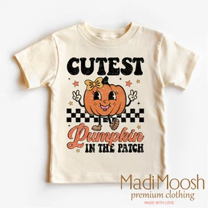 Cutes Pumpkin In The Patch Fall Shirt - Thanksgiving Shirt - Picture 1 of 6