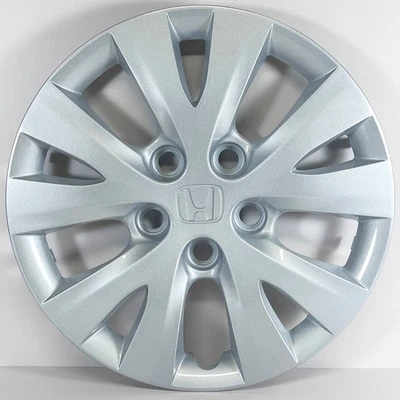 ONE 2012-2015 Honda Civic # 55091 5 V Spoke 15" Hubcap / Wheel Cover 44733TR0A01 - Image 1 of 4