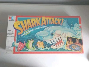 Vintage 1988 Shark Attack Board Game, Milton Bradley, Complete Motorized Working - Picture 1 of 13