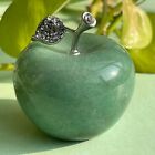1.8" Natural Aventurine quartz apple hand Carved Crystal gem reiki Healing 1pc