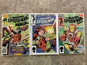 Amazing Spider-Man Annual #18,19,20 Edicola 7.5-8.0 (1986 Marvel Comics) - Foto 1 di 24
