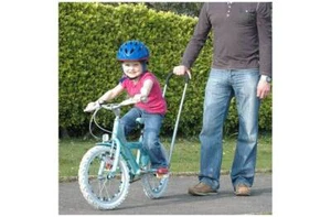 Bike Parent Handle Balance Buddy Pal Kids Training Safety Stabiliser Push Pole - Picture 1 of 12