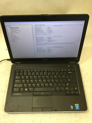DELL LATITUDE E6440 - BOOTS TO BIOS/LOCKED - INTEL I4 4200M - 4GB RAM - READ -BB - Image 1 of 4