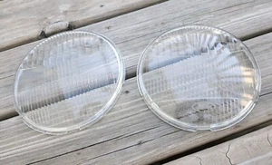 2 Used 1935-37 Ford Twolite Headlight Lens Pair 71122 7 7/8 " 1887107 - Picture 1 of 10