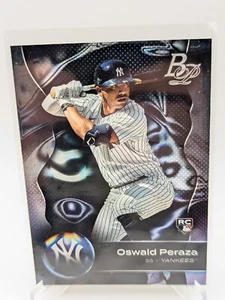 2023 BOWMAN PLATINUM #57 OSWALD PERAZA RC NY Yankees MLB Baseball - Picture 1 of 2