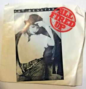 45rpm Pat Benatar All Fired Up & Cool Zero 1988 Chrysalis Records VSA 43268 - Imagen 1 de 5