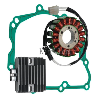 Stator+Regulator Rectifier+Gasket for Yamaha YZF R6S 5SL-81410-00 YZF600 03-2005 - Image 1 of 4
