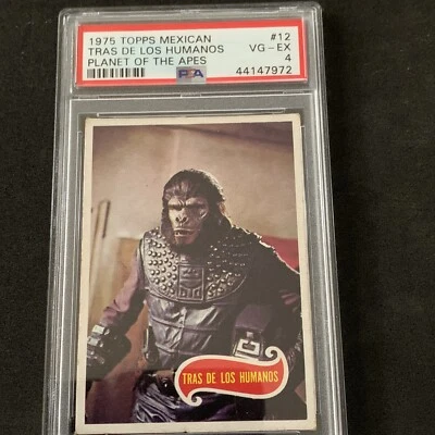 1975 Topps PSA 4 Planet Of The Apes Mexico Variant Mexican CardVery Rare - Image 1 of 4