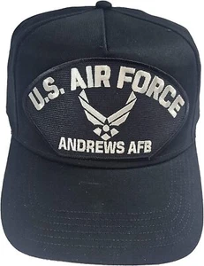 U.S. AIR FORCE ANDREWS AFB HAT - BLACK - Veteran Owned Business. Kit - Picture 1 of 1