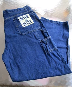 MISSISSIPPI RIVER BLUES Men's Carpenter Jeans Size 40 x 32 - Picture 1 of 7