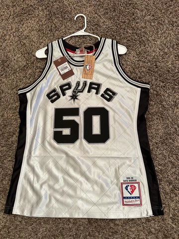 Mitchell & Ness Spurs Jersey David Robinson #50 Platinum Swingman Men’s Large Cover