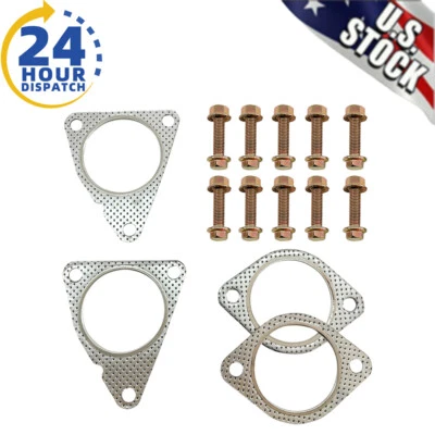 2.5'' Converter Gasket Hardware Kit For Infiniti Q50 RWD 370Z 2009-2015 G37 G37X Foto 1 de 4