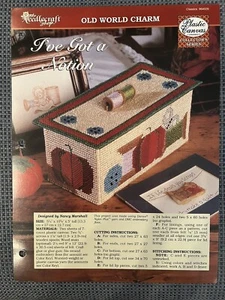1996 Needlecraft Shop I've Got A Notion 964029 Plastic Canvas Pattern Box 10014 - Picture 1 of 1