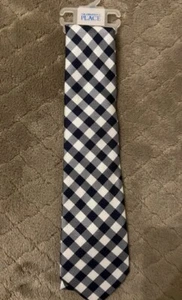 Children’s Place Boys/Kids Formal Necktie Size8-14 Blue/White Neck Tie NEW - Picture 1 of 2