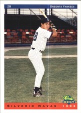 1993 Oneonta Yankees Classic/Best #16 Silverio Navas