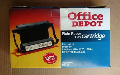 Office Depot Thermal Fax Cartridge Replaces Brother PC-201 Printers Supplies   - Image 1 of 4