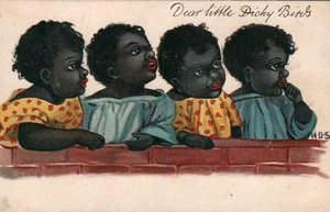 ANTIQUE Tucks Dear Little Dicky Birds POSTCARD - Picture 1 of 2