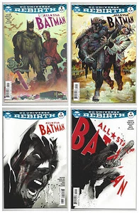 ALL STAR BATMAN #1 2 3 4 (1a IMPRESIÓN) CUBIERTA B SET DC REBIRTH JOCK Snyder 2016 casi nuevo - Imagen 1 de 5