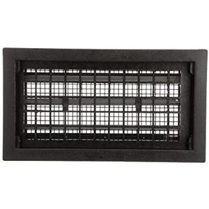 Air Vent 9.5 in. H x 17.1 in. W Black Plastic Automatic Foundation Vent - Picture 1 of 4