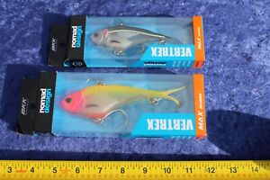 LOT (2) NOMAD DESIGN VERTREX TROLLING BIG GAME FISHING LURES TUNA WAHOO ALL NEW 