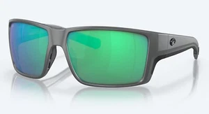 Costa Del Mar Reefton Pro mattgrau/grün verspiegelt polarisiertes Glas 580G - NEU - Bild 1 von 5