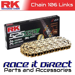 RK Chain for Honda VFR750 R (RC30) 1988-1992 Gold RX-Ring - Picture 1 of 9