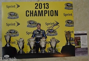 Jimmie Johnson Signed 11x14 Photo w/ JSA COA #K13993 + Proof - Imagen 1 de 4