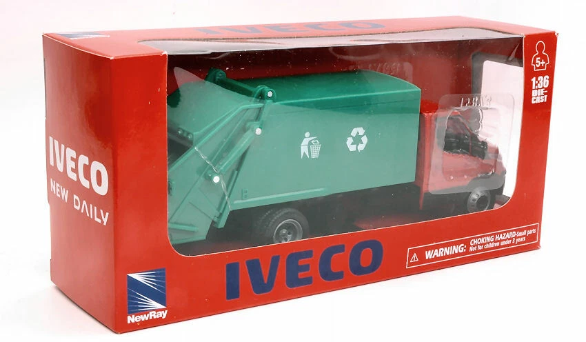 Iveco Daily Waste Collection Rojo Modelo 1:36 NUEVO RAY Foto 1 de 1