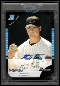 2006 Bowman Originals Buyback Autographs #601 Matt Torra 05 BDP D Auto/456 NM-MT