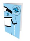 Cronulla Sharks NRL Gift Card Badge Birthday Christmas Fathers Mothers Day