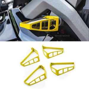 4pcs protecteurs d'indicateurs directionnels de moto JAUNE COURT + LONG - Bild 1 von 9