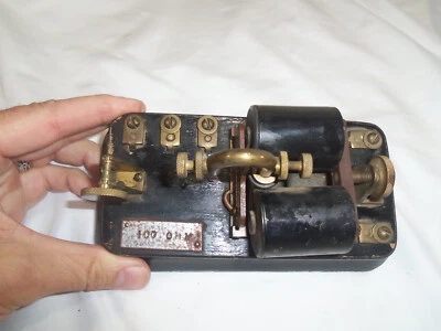VTG. Western Electric July 21,1903 Railroad Morse Code 100 Telegraph Relay #42 - Image 1 of 4