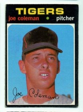 1971 O-PEE-CHEE DETROIT TIGERS JOE COLEMAN #403 VG  