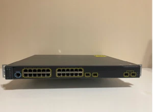 Cisco ME-C3750-24TE-M C3750 24 10/100+2SFP+2SFP ES - Picture 1 of 2