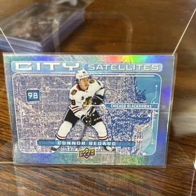 2024-25 Upper Deck Connor Bedard City Satellites Insert Chicago Blackhawks CS-11 - Image 1 of 2