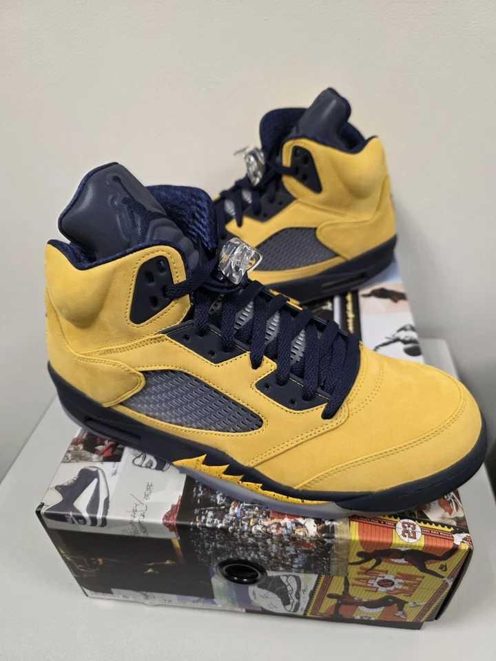 Nike Air Jordan 5 Retro SP Michigan DS NUEVO EN CAJA EE. UU. talla 12  Foto 1 de 4