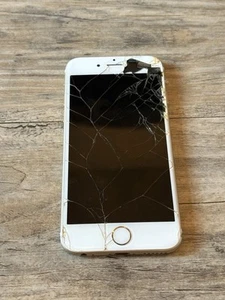 Apple iPhone 6 Plus 32gb ROSE GOLD phone BROKEN DOES NOT WORK - Picture 1 of 4