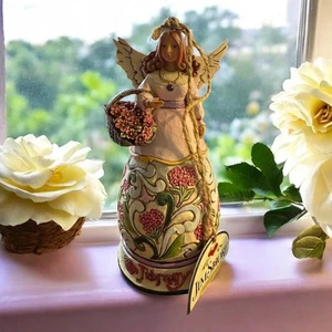 Figura Ángel Jim Shore 2008 "Febrero" 4012551 Amatista Violeta - Imagen 1 de 4