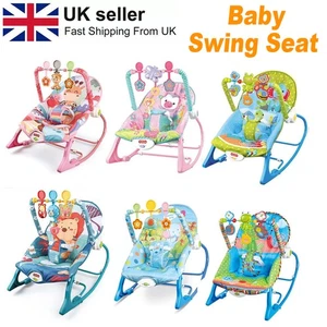 Baby Music Bouncer Seat Newborn Infant Toddler Rocker Vibration Rocking Chair UK - Picture 1 of 49