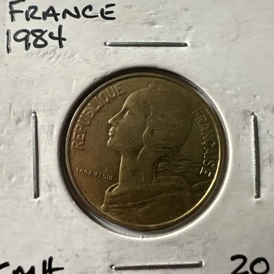 1984, France 20 centimes - Image 1 of 2