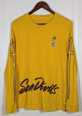 Adidas x Eric Emanuel Arizona State ASU Sun Devils Long Sleeve Shirt Size Large - Image 1 of 3