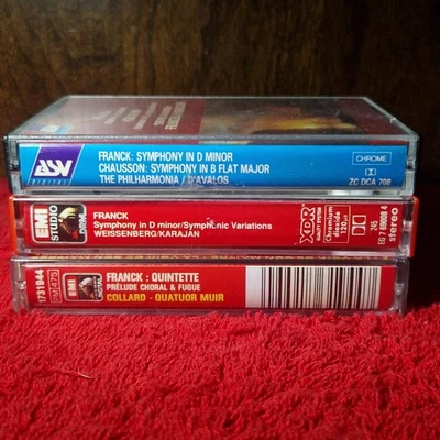 César Franck Classical Cassette Trio – Symphony & Quintet Recordings... - Image 1 of 4