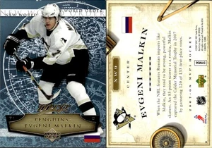 2007-08 Upper Deck MVP New World Order Evgeni Malkin #NW9 Russia/Penguins - Picture 1 of 5