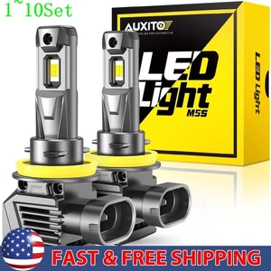 H11 H8 H9 LED High Headlight Low Beam Bulb Super Bright White 8000LM 1-10Set - Picture 1 of 12