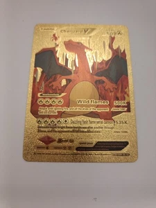 Pokemon Evolution Charizard v Gold Foil Wild Flames Mo SMP 26-43 A21 - Bild 1 von 2