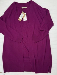 Woolovers Edge to Edge Cardigan Sweater Cashmere Wool XL NEW - Picture 1 of 4
