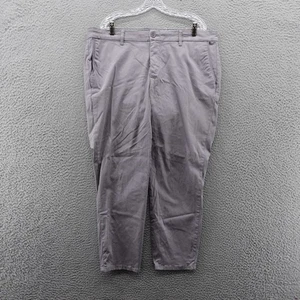 KUT from the Kloth Ankle Trousers Womens 18W Gray Stretch Chino Pants - Picture 1 of 14