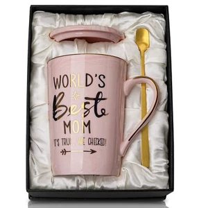 Mothers Day Gifts for Mom from Daughter Son Kids - 14Oz Funny World's Best Mo... - Picture 1 of 6